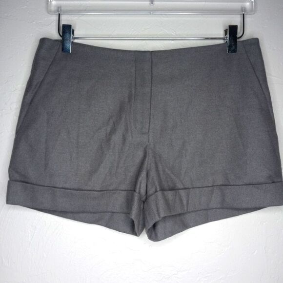 ALLSAINTS Italian Cloth High Waist Cuffed Hem Shorts - Picture 1 of 5